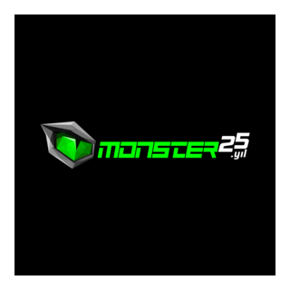 Monster Notebook 25 Years Logo PNG Vector