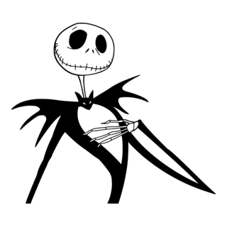 Nightmare Before Christmas - Jack Skellington Logo PNG Vector