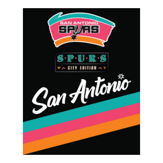 San Antonio Spurs City Logo PNG Vector