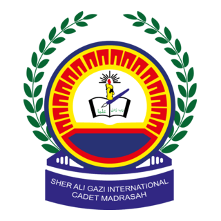 Sher Ali Gazi International Cadet Madrasah Logo PNG Vector
