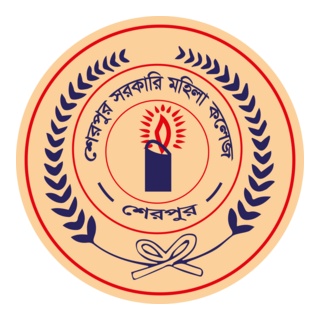 Sherpur Govt Mohila College Logo PNG Vector