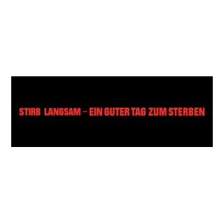 Stirb langsam – Ein guter Tag zum Sterben Logo PNG Vector