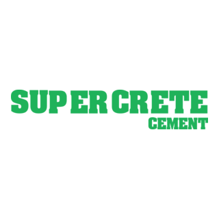 SUPERCRETE Cement Logo PNG Vector