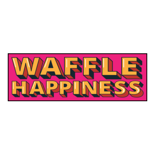 WAFFLE HAPPINESS Logo PNG Vector