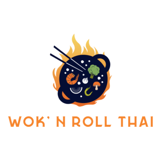 Wok’ n Roll Thai Logo PNG Vector