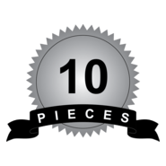 10 Pieces Logo PNG Vector