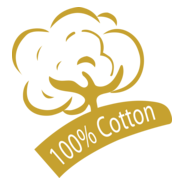 100% COTTON Logo PNG Vector