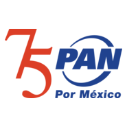 75 Aniversario del PAN Logo PNG Vector