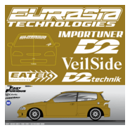 Arte decal honda civic hector fast and furious Logo PNG Vector