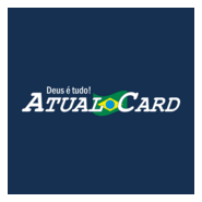 Atual Card Branca Logo PNG Vector