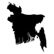 Bangladesh Map Logo PNG Vector