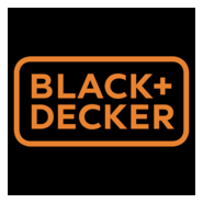 Black & Decker black background Logo PNG Vector