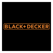 Black & Decker horizontal black background Logo PNG Vector