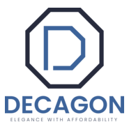 Decagon D Logo PNG Vector