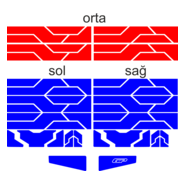 GP Kompozit Universal Sticker Set Logo PNG Vector