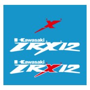 Kawasaki-ZRX 1200 S Logo PNG Vector