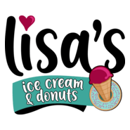 Lisa's Ice Cream & Donuts Logo PNG Vector