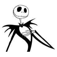 Nightmare Before Christmas - Jack Skellington Logo PNG Vector