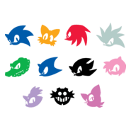Sonic the Hedgehog Icons Logo PNG Vector