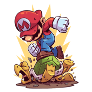 Super Mario Ai Logo PNG Vector