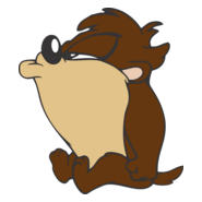 Taz Looney Tunes Logo PNG Vector