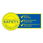 Techinician Seal Of Safety Logo PNG Vector