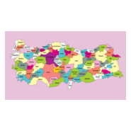 Turkey Map – Türkiye Haritası Logo PNG Vector
