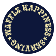 WAFFLE HAPPINESS SERVING Logo PNG Vector
