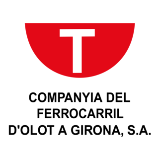Companyia del Ferrocarril d'Olot a Girona Logo PNG Vector