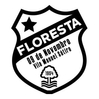 Floresta Esporte Clube - Monochromatic Version Logo PNG Vector