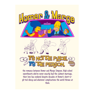 HOMERO Y MARGE AMOR Logo PNG Vector