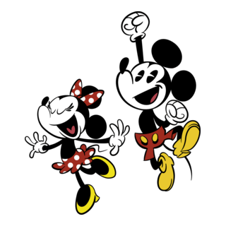 Mickey Mouse & Minnie Mouse Logo PNG Vector