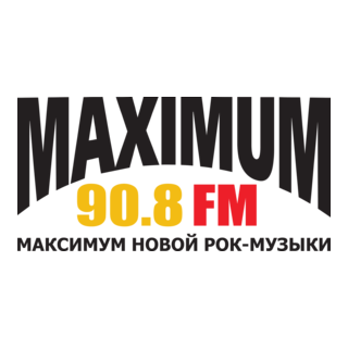 Radio MAXIMUM Ekaterinburg 90.8 FM Logo PNG Vector