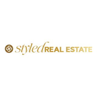 Styled Real Estate Logo PNG Vector