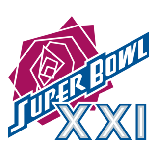Super Bowl XXI Logo PNG Vector
