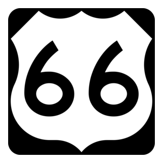 U.S. Route 66 Logo PNG Vector