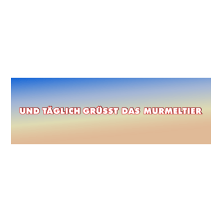 Und täglich grüßt das Murmeltier Logo PNG Vector