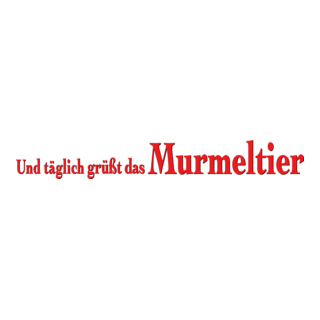 Und täglich grüßt das Murmeltier Logo PNG Vector