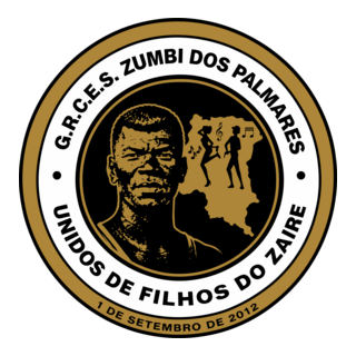 Zumbi dos Palmares Unidos de Filhos do Zaire Logo PNG Vector