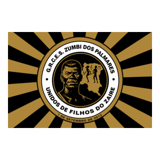 Zumbi dos Palmares Unidos de Filhos do Zaire Logo PNG Vector