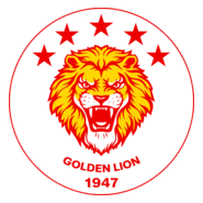 Golden Lion Football Logo PNG Vector