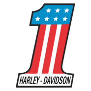 Harley Davidson American Flag Logo PNG Vector