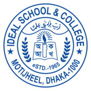IDEAL SCHOOL & COLLEGE ENGLISH Logo PNG Vector