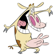 La vaca y el pollito Logo PNG Vector