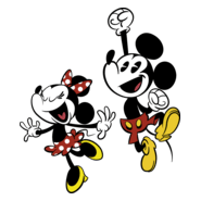 Mickey Mouse & Minnie Mouse Logo PNG Vector