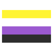 Nonbinary flag Logo PNG Vector