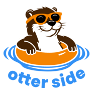 Otter Side Logo PNG Vector
