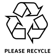 Please Recycle Logo PNG Vector