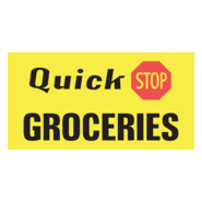 Quick Stop Groceries Clerks Logo PNG Vector