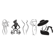 SILHUETA MULHER FEMININA - FEMININE WOMAN'S SILHOU Logo PNG Vector